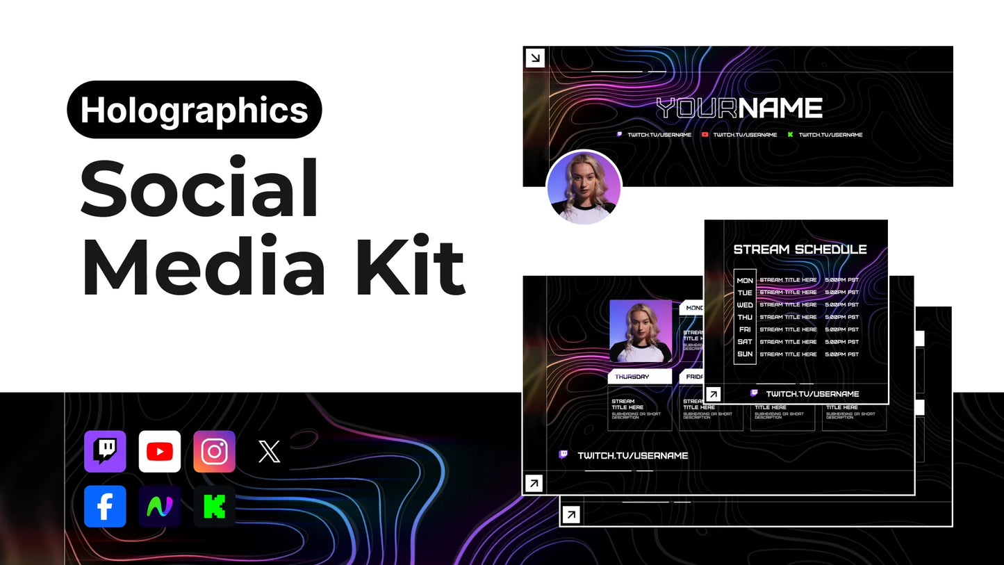 Social Media Kit – Holographics